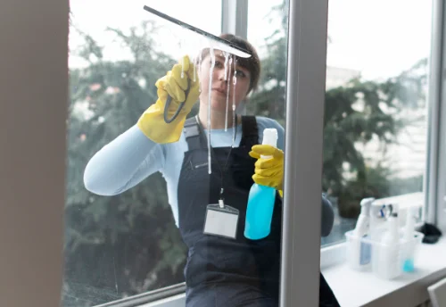 Nettoyage de vitres intérieures et extérieures à Villefavard